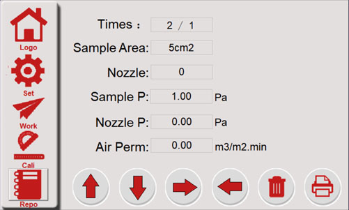 Automatic Air Permeability Tester